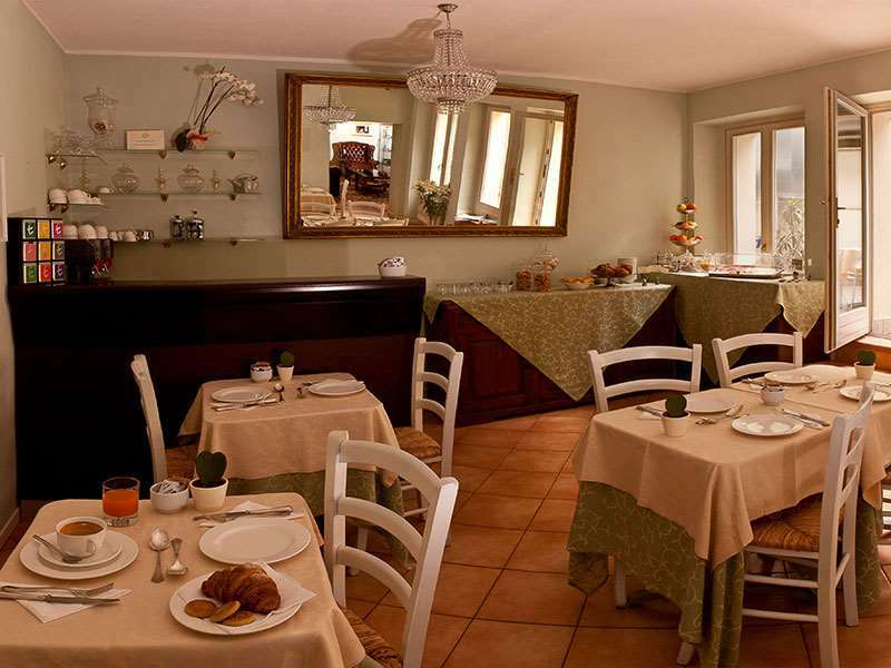 Albergo Orologio Brescia megye Étterem fotó